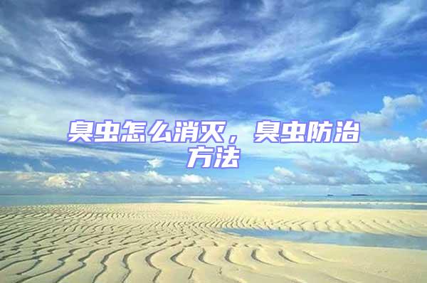 臭蟲怎么消滅，臭蟲防治方法