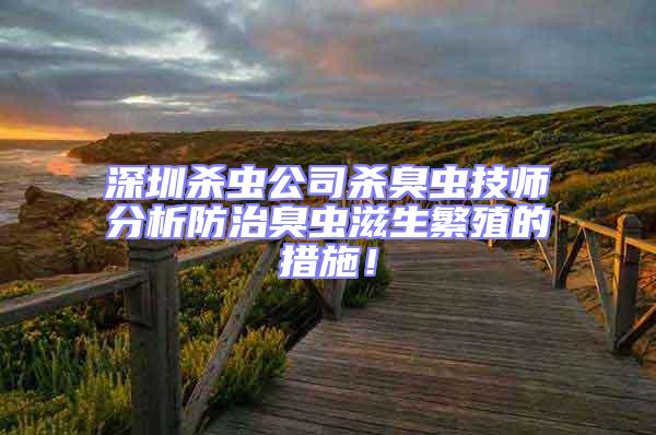 深圳殺蟲(chóng)公司殺臭蟲(chóng)技師分析防治臭蟲(chóng)滋生繁殖的措施！