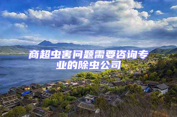商超蟲害問題需要咨詢專業的除蟲公司