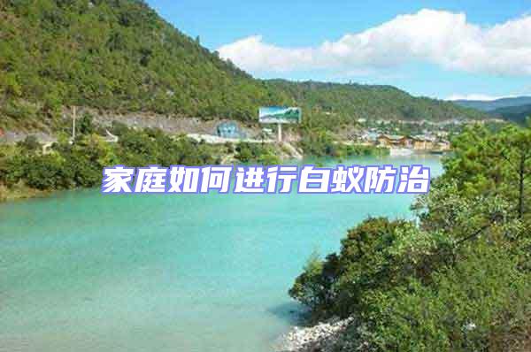 家庭如何進行白蟻防治