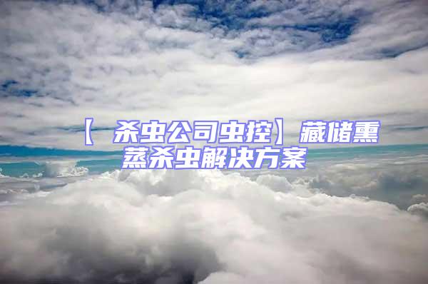 【 殺蟲公司蟲控】藏儲熏蒸殺蟲解決方案