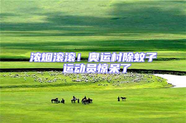 濃煙滾滾！奧運(yùn)村除蚊子 運(yùn)動(dòng)員驚呆了