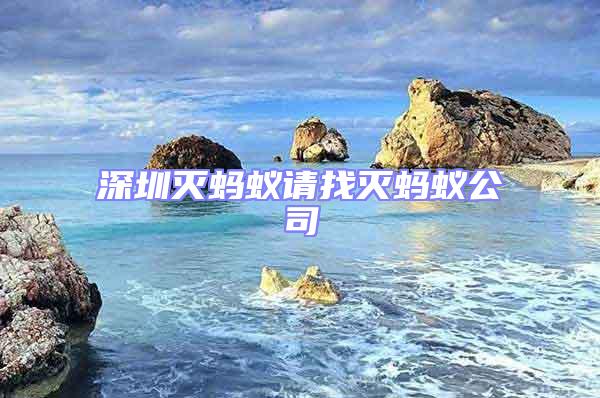 深圳滅螞蟻請找滅螞蟻公司