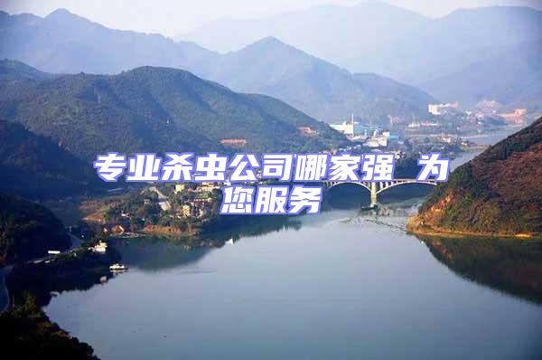 專業(yè)殺蟲公司哪家強(qiáng) 為您服務(wù)