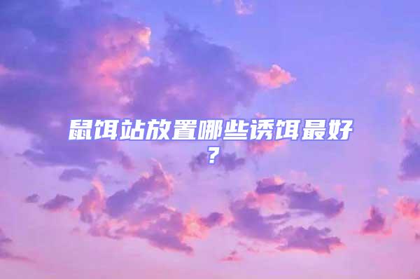 鼠餌站放置哪些誘餌最好？