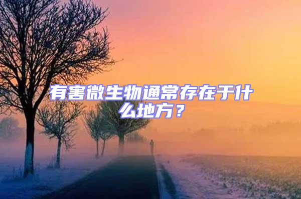 有害微生物通常存在于什么地方？