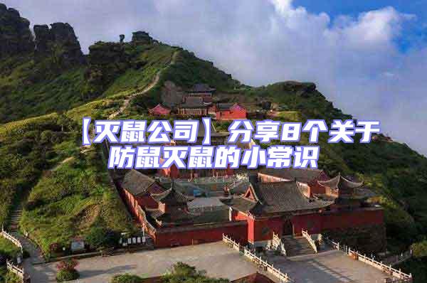 【滅鼠公司】分享8個(gè)關(guān)于防鼠滅鼠的小常識