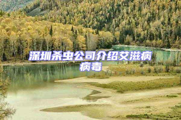 深圳殺蟲(chóng)公司介紹艾滋病病毒