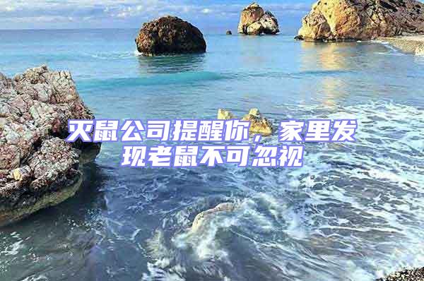 滅鼠公司提醒你，家里發(fā)現(xiàn)老鼠不可忽視