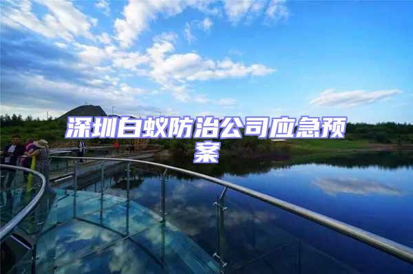 深圳白蟻防治公司應急預案