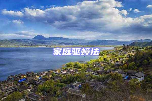 家庭驅蟑法